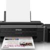 Refurbished Ecotank L130 Single Function Wired Colour Home Inkjet Printers, Black - Image 2
