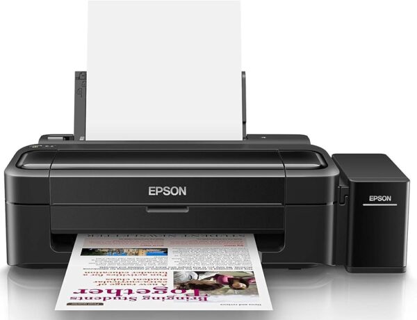 Refurbished Ecotank L130 Single Function Wired Colour Home Inkjet Printers, Black